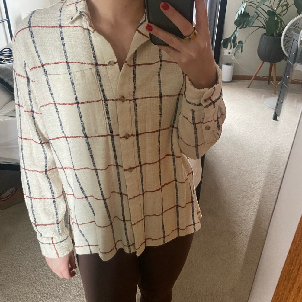 Madewell size L flannel